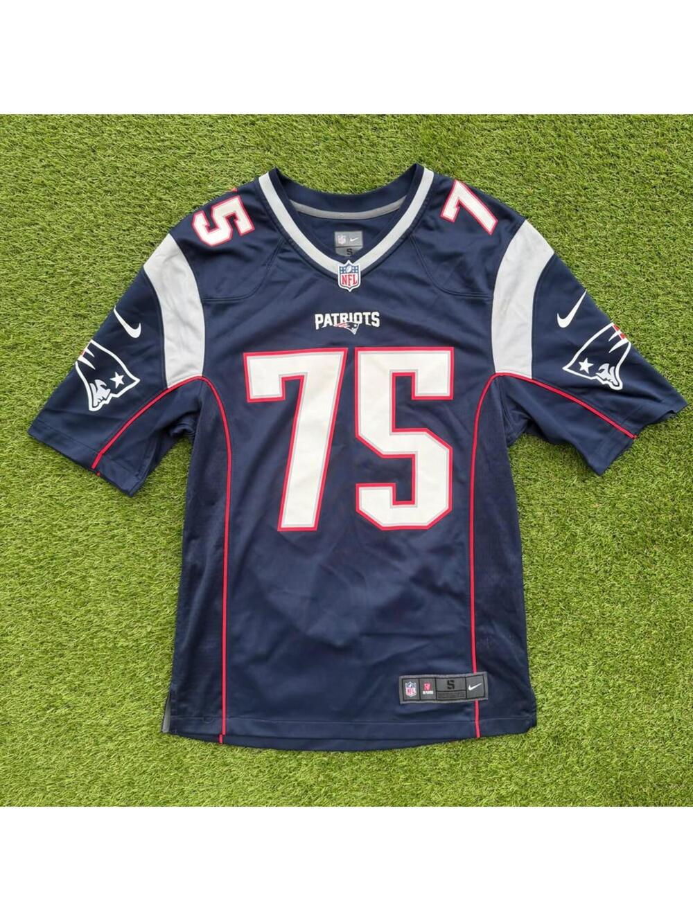 Nike New England Patriots Vince Wilfork #75 - Mens S - NFL On Field Stitched